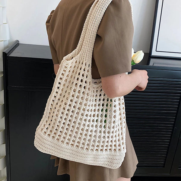 Sac Vintage Tissé en macramé